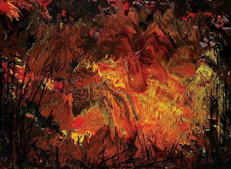Carle Hessay, Forest Fire # 2, 1967